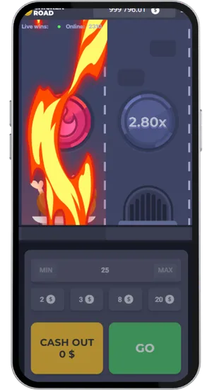 Chicken Road poule rattrapée par les flammes