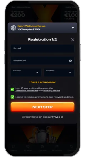 Registering an account to play Chicken Road