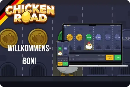 Willkommensangebote für neue Chicken Road Spieler bei deutschen Casinos